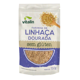 Farinha de linhaca dourada integral 150g vitalin