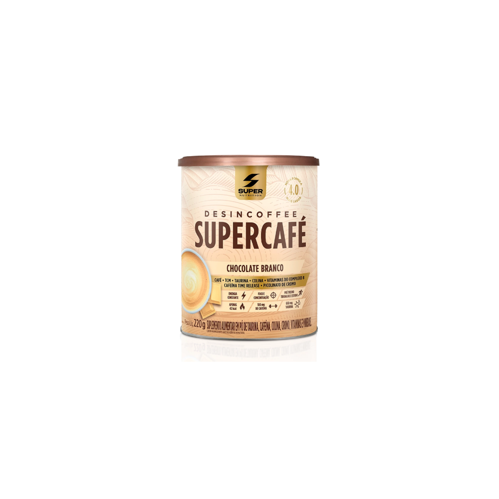 Supercafe chocolate branco desincha