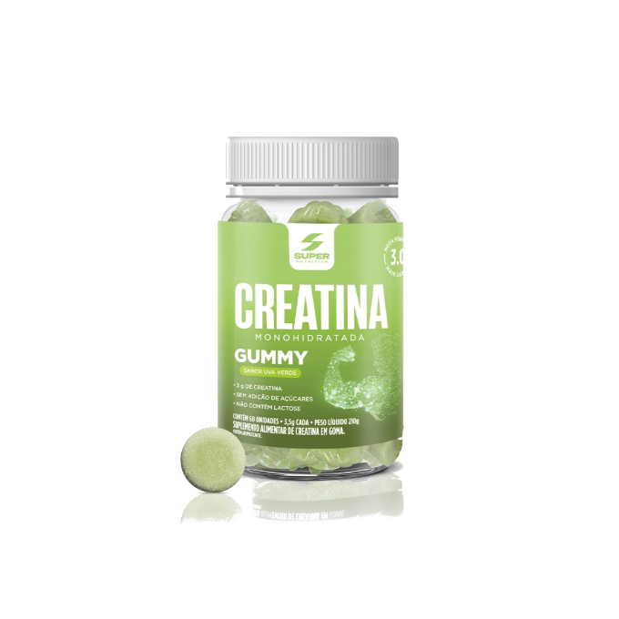 Super gummy creatina uva verde desincha