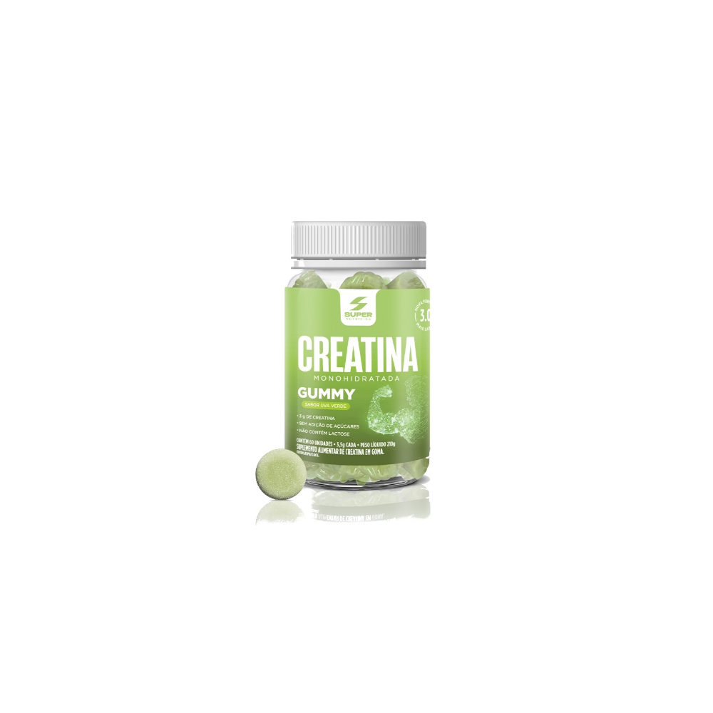 Super gummy creatina uva verde desincha