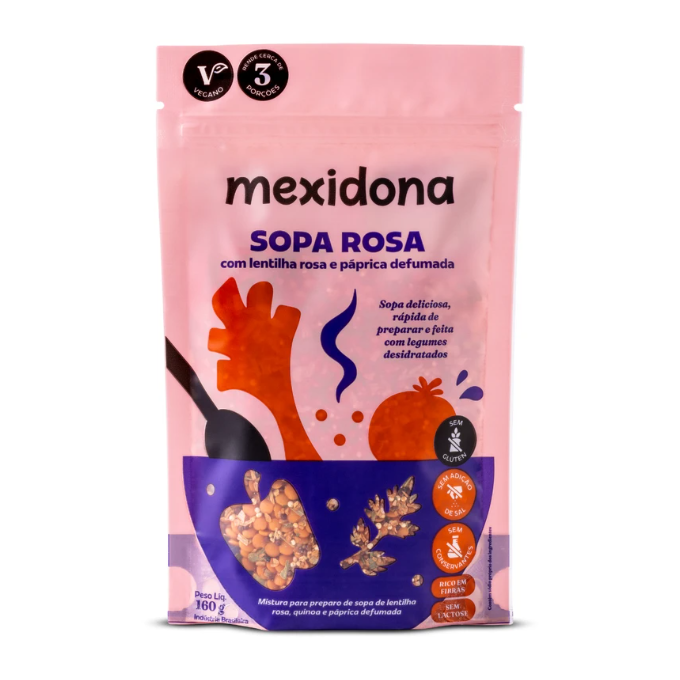 Sopa rosa mexidona