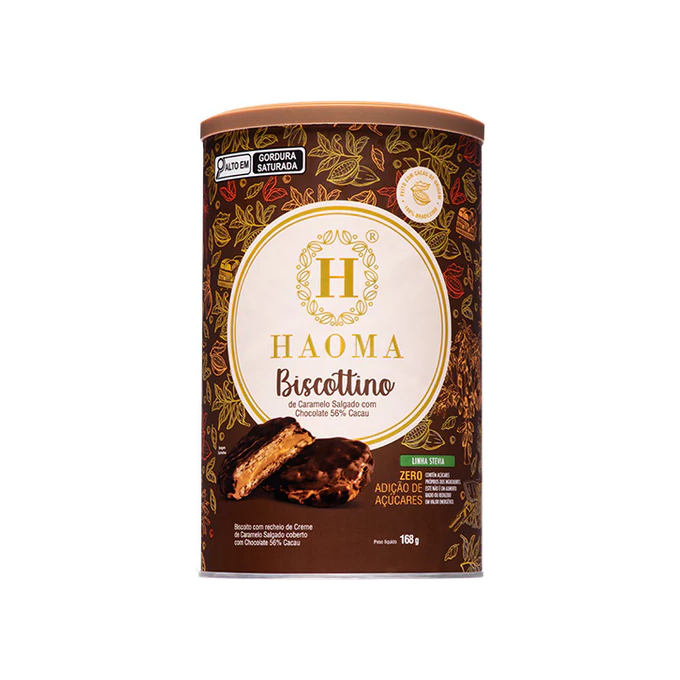 Haoma lata biscottino chocolate 56% stevia