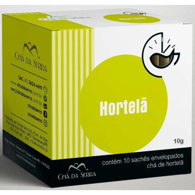 Cha hortela sache cha da serra 