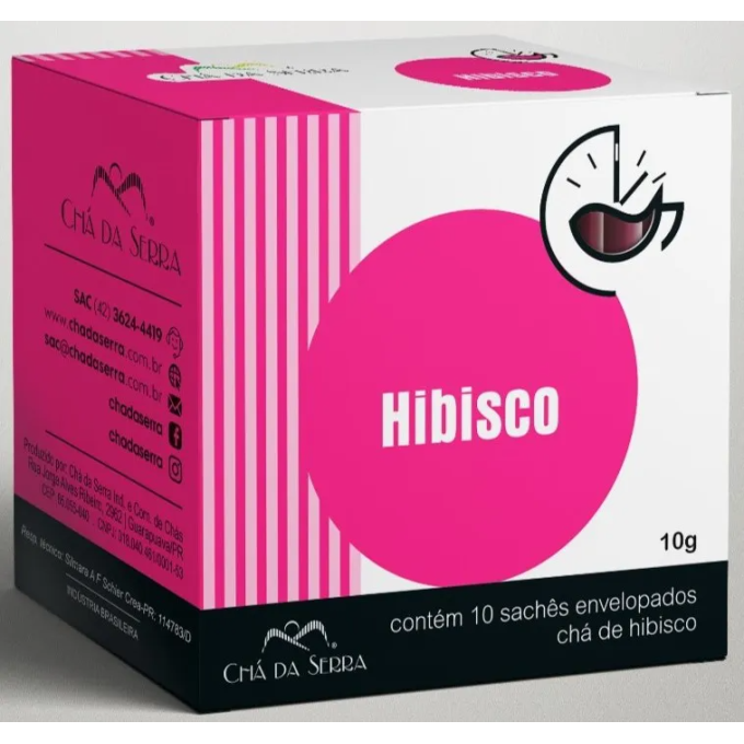 Cha de hibisco cha da serra caixa