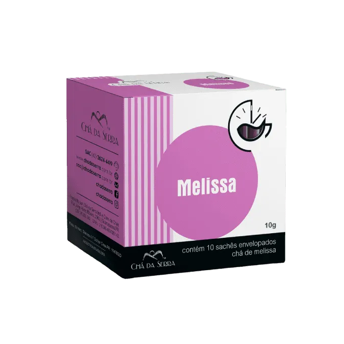 Melissa cha da serra cx 10 saches