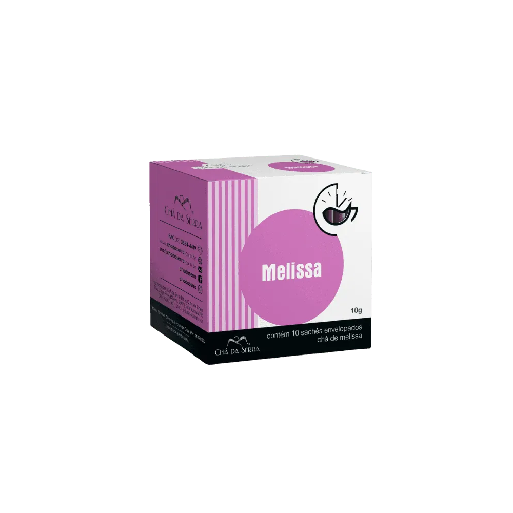 Melissa cha da serra cx 10 saches