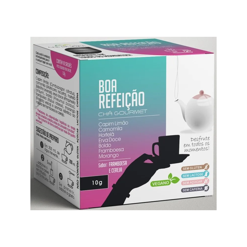 Cha boa refeicao sache  cha da serra