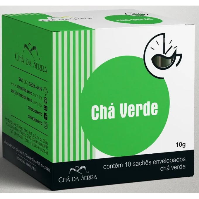 Cha verde sache cha da serra