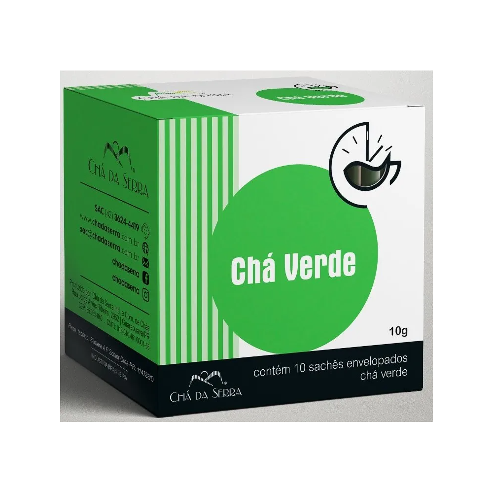 Cha verde sache cha da serra