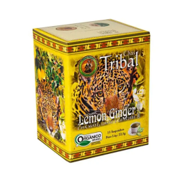 Cha org  erva mate lemon ginger tribal
