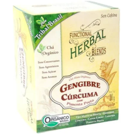 Cha gengibre e curcuma tribal
