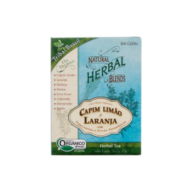 Cha capim limao e laranja tribal