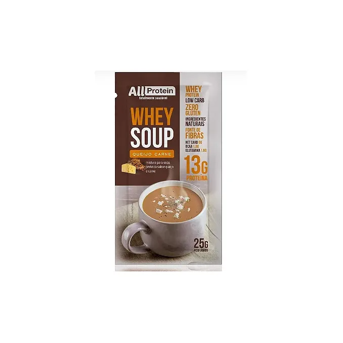 Soup queijo e carne all protein