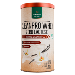 Cleanpro whey zero lactose baunilha nutrify