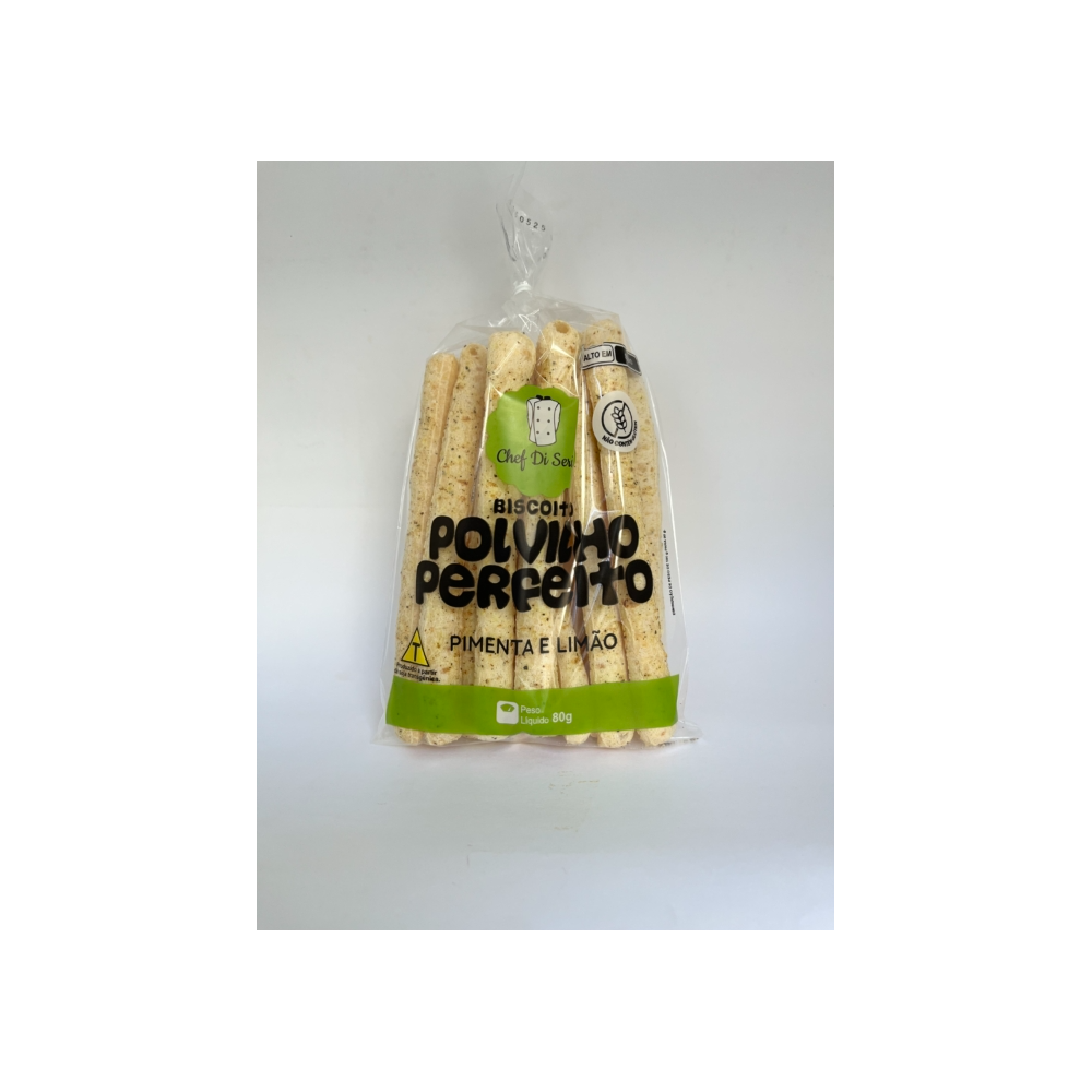 Biscoito chef di serio pimenta limao 100g