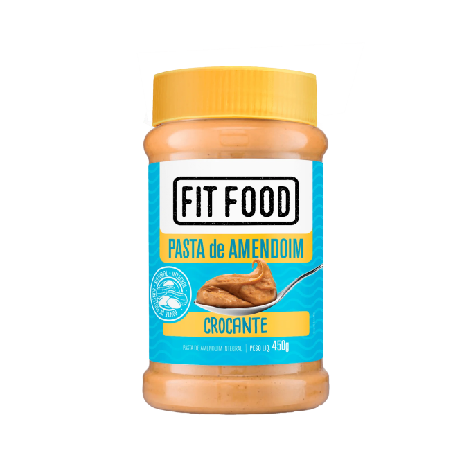 Pasta de amendoim integral crocante 450gfit food