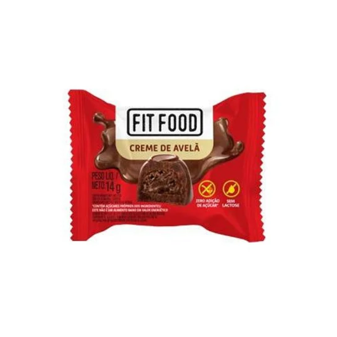 Bombom fit food creme de  avela 14g