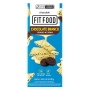 Barra chocolate branco e cookies fit food 80g