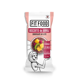 Biscoito de arroz  ao leite fit food