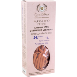 Penne de lentilha vermelha ceres