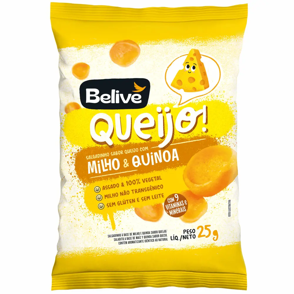 Belive sabor queijo e quinoa