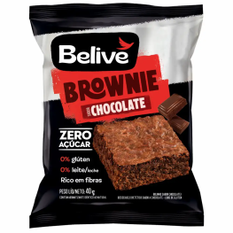 Belive brownie de chocolate  zero acucar