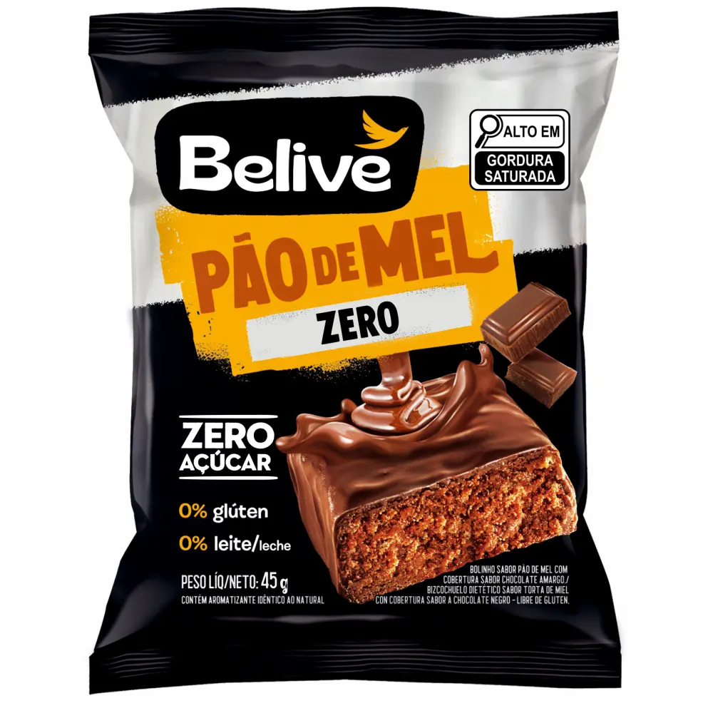 Pao de mel belive zero acucar
