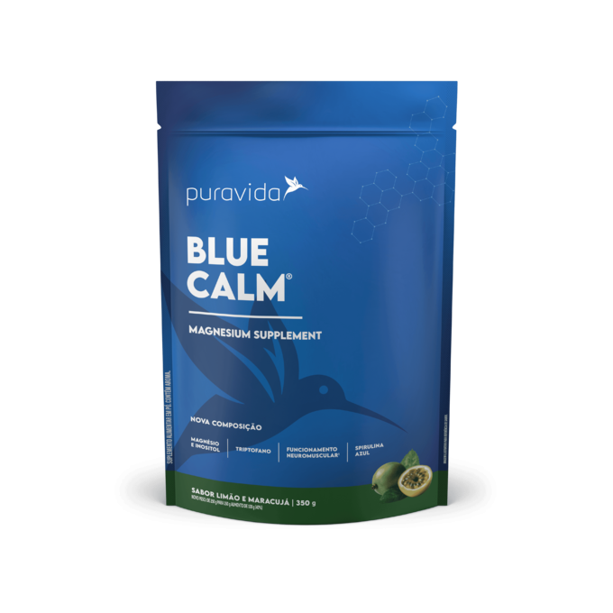 Blue calm limao e maracuja 350 gr pura vida