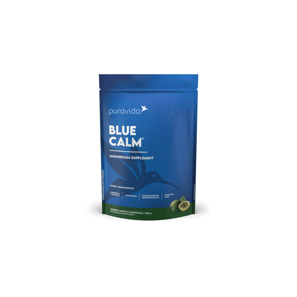 Blue calm limao e maracuja 350 gr pura vida