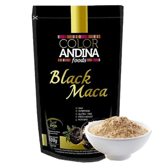 Maca black em po color andina 100g
