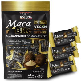 Maca bite black 30un color andina