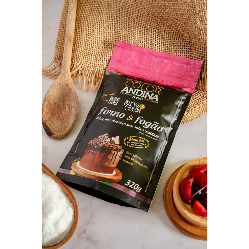 Stevia color andina  forno e fogao