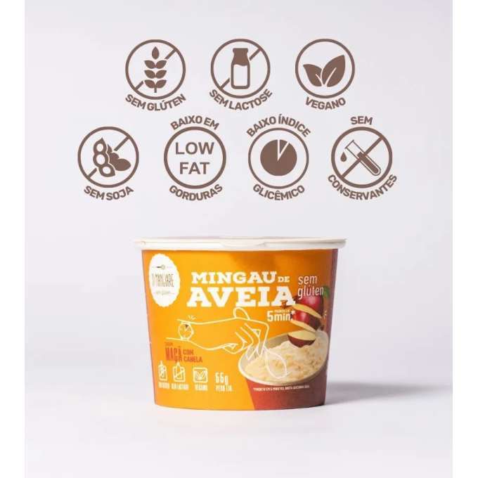 Mingau de aveia maca di mangiare