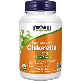 Chlorella  200 tabletes  now