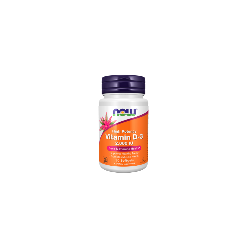 Vitamina d3 2000iu 30 capsulas now