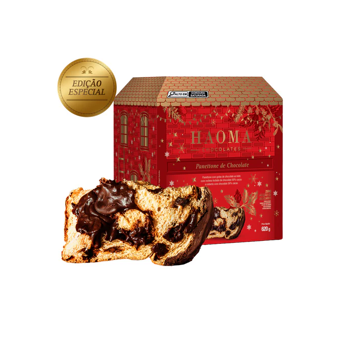 Panetone haoma 56% cacau 620gr