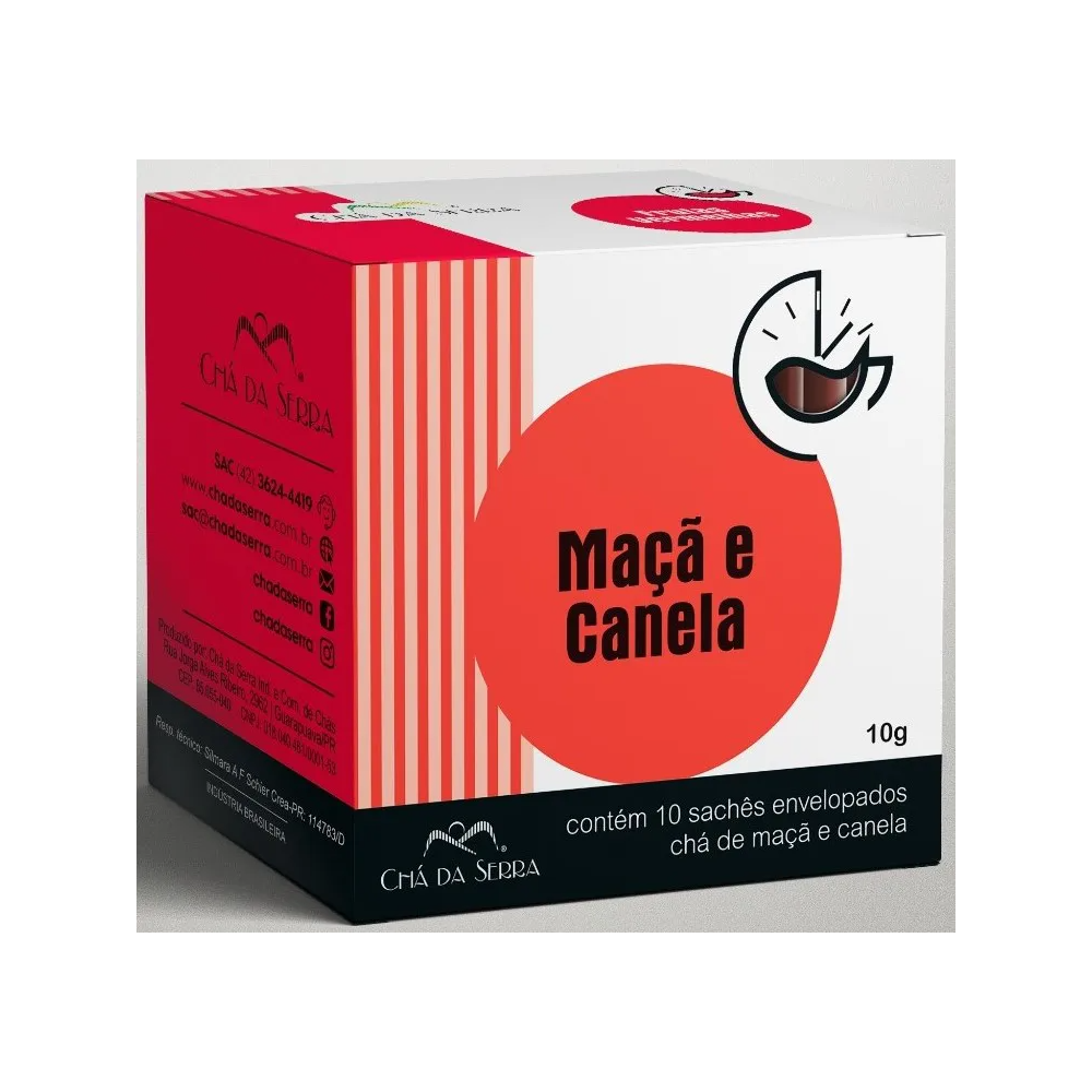 Cha maca e canela cha da serra
