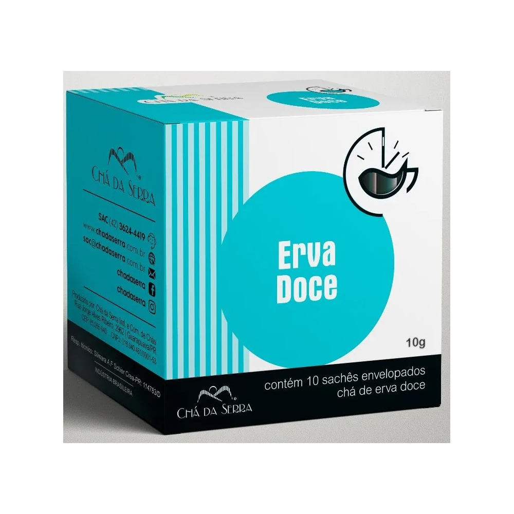 Cha erva doce sache cha da serra