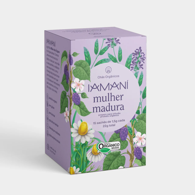 Cha organico mulher madura iamani
