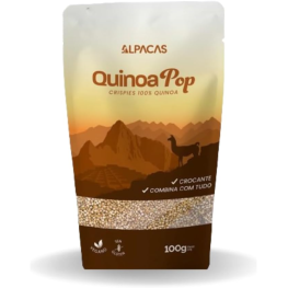Quinoa pop alpacas