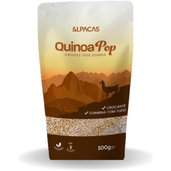 Quinoa pop alpacas