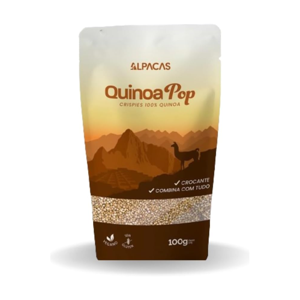 Quinoa pop alpacas