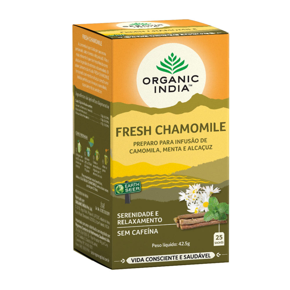 Cha fresh camomile organic india