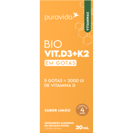 Bio d3 + k2 pura vida