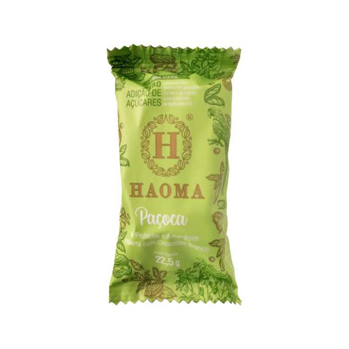 Haoma unidade pacoca pistache choco branco 