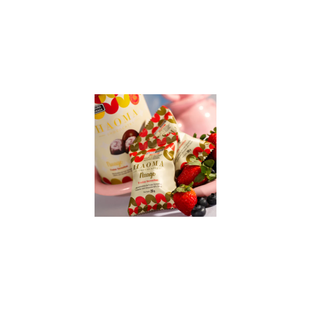 Haoma unidade marshmallow de frutas vermelhas