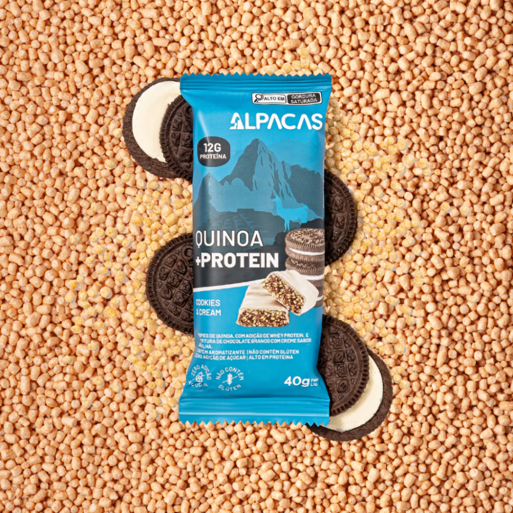 Barra quinoa protein cookies alpacas