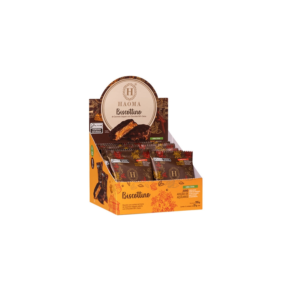 Biscottino chocolate 56% stevia unidade