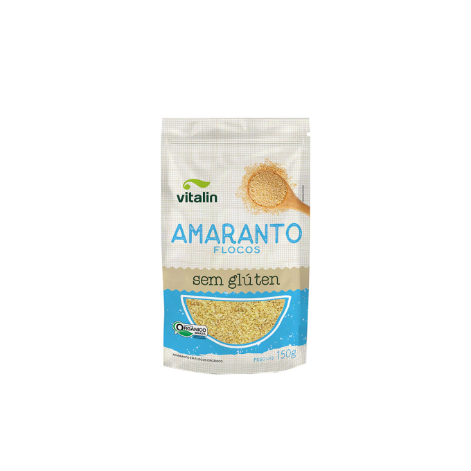 Amaranto organico em flocos 150g vitalin