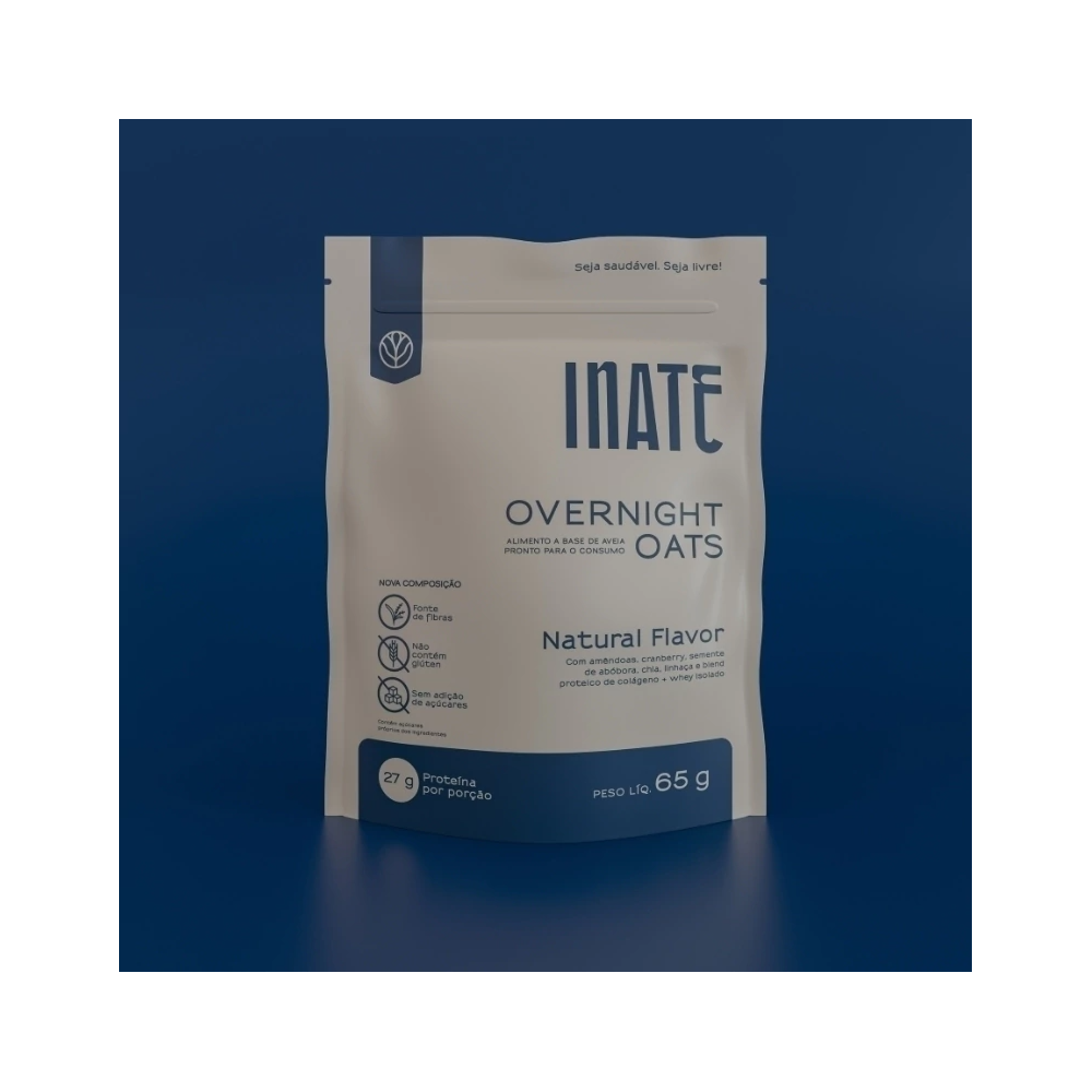 Overnight oats cranberry inate
